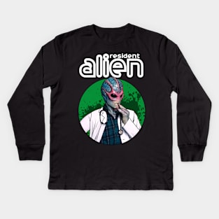 Resident Alien Kids Long Sleeve T-Shirt